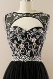 Vestido de baile de tulle de missanga