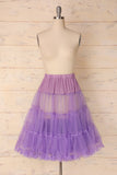 Anágua de tule roxo