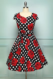 Vestido rosa dos anos 50