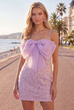 Vestido de regresso ao laço floral com alças finas cor-de-rosa bodycon alças finas