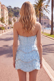 Vestido Bodycon Bodycon Sweetheart Pink com contas