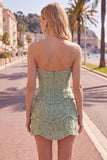 Vestido Bodycon Bodycon Sweetheart Pink com contas