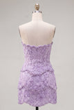 Vestido Bodycon Bodycon Sweetheart Pink com contas