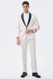 Light Pink Xaile Lapela Blazer Masculino