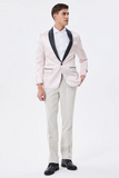 Light Pink Xaile Lapela Blazer Masculino