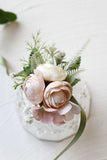 Corsage de pulso elegante Blush Prom para festa de casamento