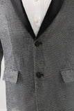 Grey Shawl Lapela Single Breasted Men's Prom Blazer