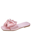 Chinelos Rosa Feminino com Bowknot