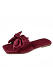 Chinelos Rosa Feminino com Bowknot