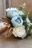 Buquê de casamento artificial rosa