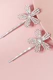 2pcs flor em forma de noiva bangs hairpins