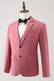 Coral Notched Lapel 3 Peça Single Breasted Men's Prom Suits