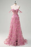 Vestido de Baile de Taro Longo, Espartilho Ombro Descoberto, Linha Plus Size