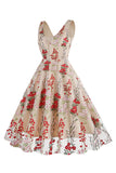 Preto Floral Renda Bordado Mangas Elegante Vestido Vintage