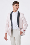 Light Pink Xaile Lapela Blazer Masculino