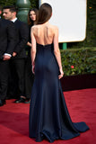 Sereia da Marinha Strapless Ruched Gala Dress