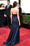 Sereia da Marinha Strapless Ruched Gala Dress