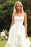 Marfim De Baile/Princesa Chiffon Longos Vestido de Noiva com Renda