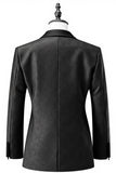 Lapela Xale Preto Masculino 3 Peças Prom Suits
