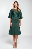 Pinheiro Renda Bodycon Midi Vestido Mae Noiva