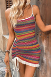 Vestido Verão Azul Bodycon Alças Finas Curto/Mini