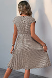 Verde Flores Linha-A Midi Vestido de Verão