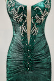 Golden Bodycon Strapless frisado vestido curto Homecoming