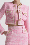 Rosa 2-Piece Tweed Short Homecoming Outfits