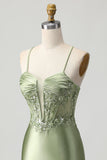 Sálvia Verde Bodycon Lantejoulas Curto/Mini Vestidos Cocktail
