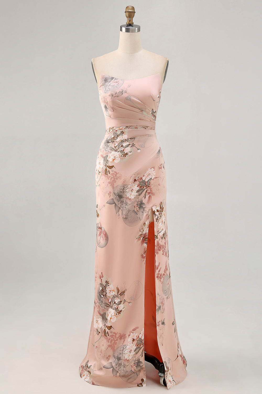 Corar Zapaka Mulheres Corar Flores Longos Vestido Para Casamento Convidada ...