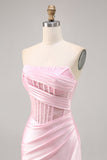 Espartilho Direto Bodycon Preto Mini Vestido Cocktail