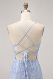 Sparkly Sequins Corset Cinza Azul Bodycon Vestido Curto Homecoming