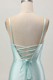 Verde claro Bodycon Corset Cut out frisado vestido curto Homecoming