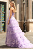 Vestido de baile de finalistas verde Linha A Linha A, Vestido Longo, Longo com Folhos e Lantejoulas