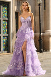 Vestido de baile de finalistas verde Linha A Linha A, Vestido Longo, Longo com Folhos e Lantejoulas