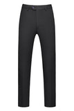 Preto Peaked Lapela 3 Peças Cetim Masculino Prom Suits