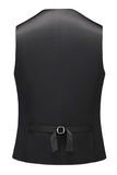 Lapela Azul Notched 3 Peça Jacquard Fatos de Baile de Formatura Masculino
