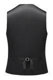 Lapela Azul Notched 3 Peça Jacquard Fatos de Baile de Formatura Masculino