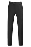 Lapela Azul Notched 3 Peça Jacquard Fatos de Baile de Formatura Masculino