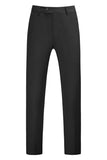 Xaile roxo lapela Jacquard 3 peças homens ternos de baile