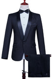 Xale Branco Lapela Slim Fit 2 Peças Terno de Baile de Formatura Masculino com Missangas