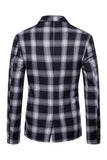 Navy Shawl Lapela Striped Men's Prom Blazer