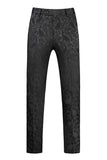 Xale Preto Lapela Um Botão 2 Peças Homens Prom Suits