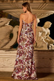 Vestido de Baile Florla com Lantejoulas Amor de Sereia Fúcsia