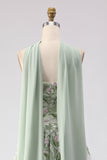 Vestido de baile longo, bordado e sem alças, lantejoulas Sage Dusty A-Line