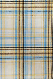 Blue Green Grid Notched Lapela 2 Peças Homens Prom Suits
