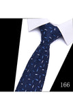 Gravata Formal Azul-Marinho Masculino Micro-Padrão