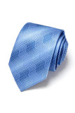 Gravata Formal Azul-Marinho Masculino Micro-Padrão
