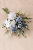 Flores de Casamento Branco Azul