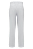 Fato de casamento masculino branco de 2 peças, com lapela simples e entalhada